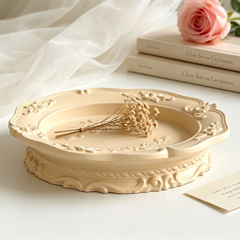 Soap Making Guide - Zarif Vintage Barok Dantel Silikon Kalıp,