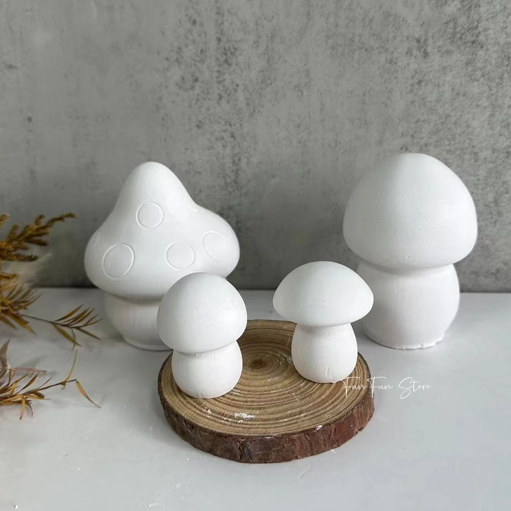 Soap Making Chemical - 3D Mantar Mum silikon kalıp Kristal