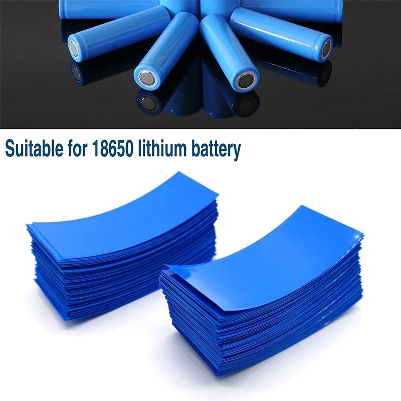 Shrink Wrap Pvc - 100 adet düz PVC isı Shrink