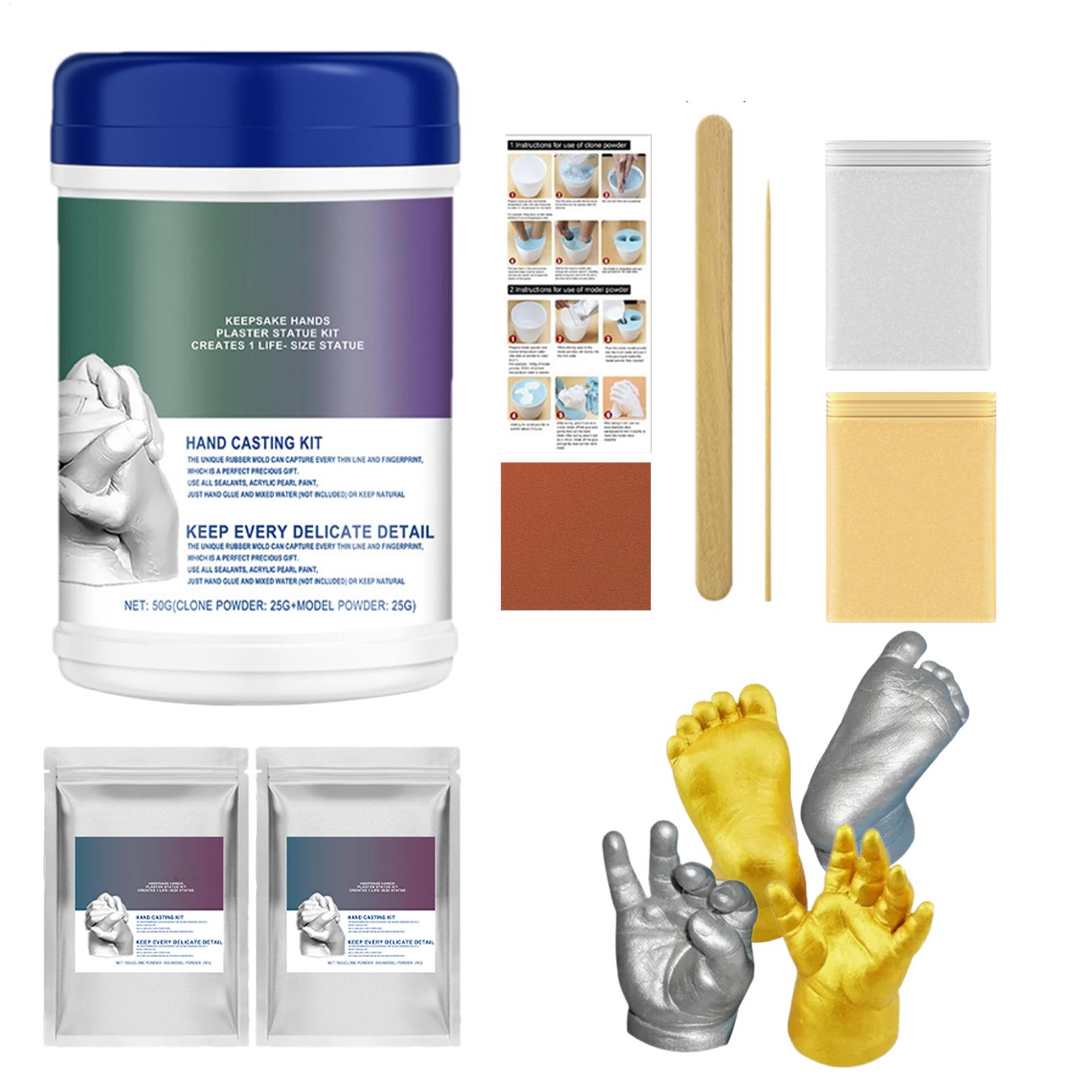 Soap Making Kit For Adults - Bebek El ve Ayak Kalıplama Seti