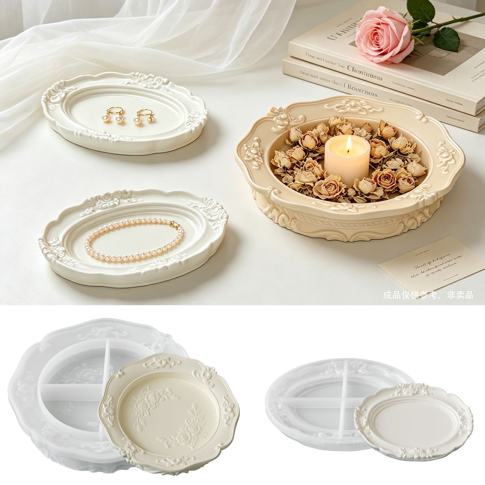Zarif Vintage Barok Dantel Sil - Soap Making Guide incelemesi ve fiyatı