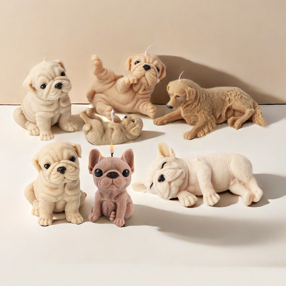 3D Köpek Silikon Mum Kalıpları - Soap Making Chemical incelemesi ve fiyatı
