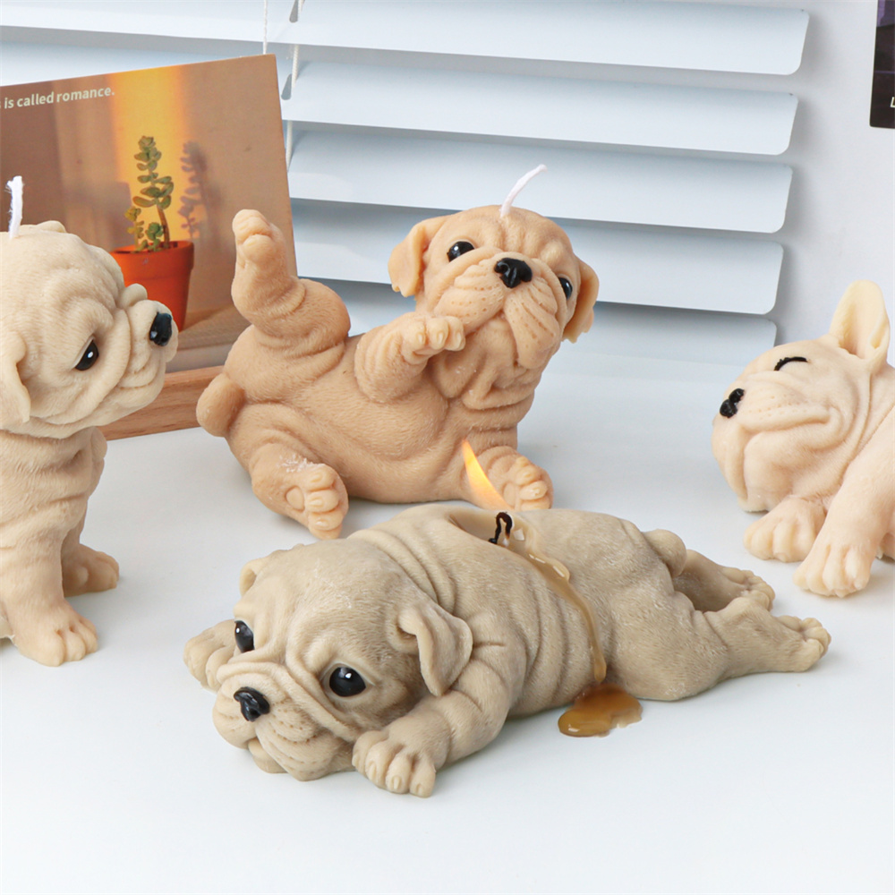 3D Köpek Silikon Mum Kalıpları - Soap Making Chemical incelemesi ve fiyatı