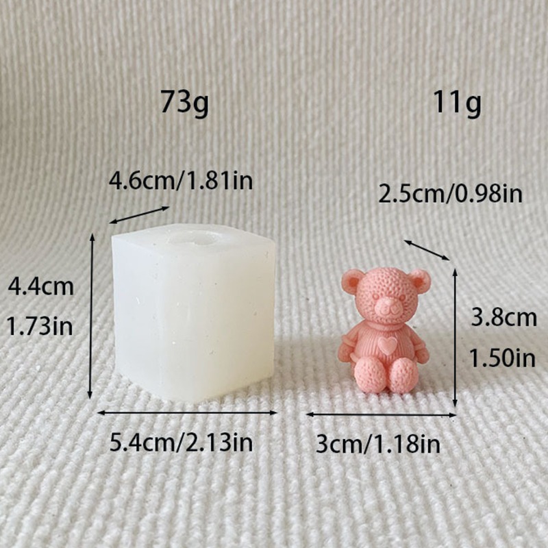 Mini Aşk Ayı Mum silikon kalıp - Soap Making Equipment For Beginners incelemesi ve fiyatı