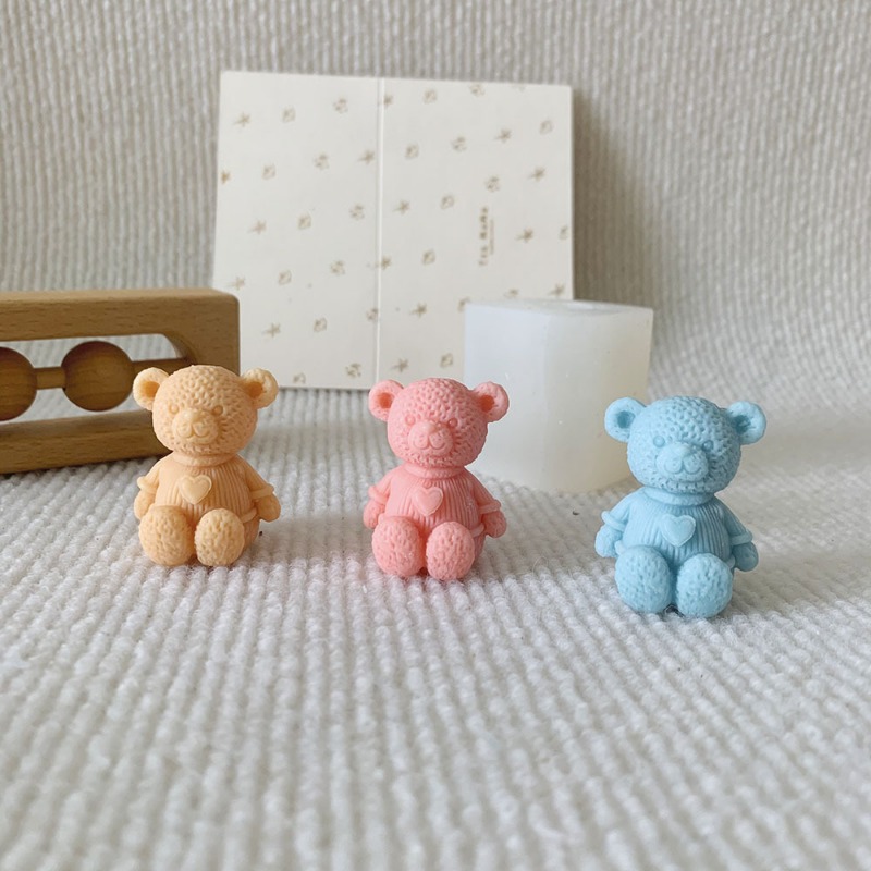 Mini Aşk Ayı Mum silikon kalıp - Soap Making Equipment For Beginners incelemesi ve fiyatı