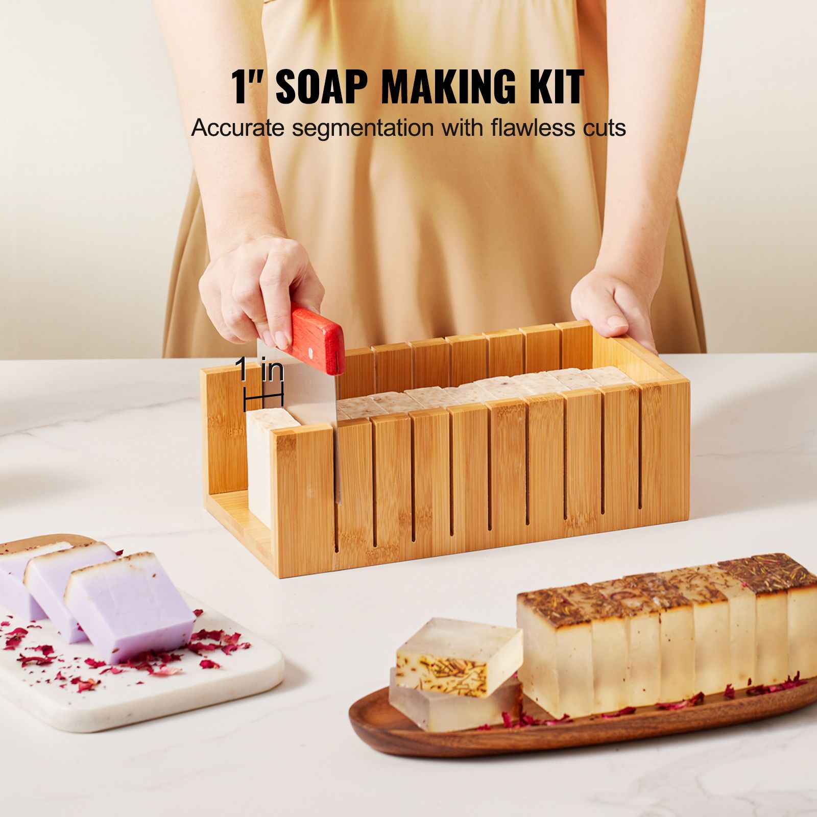Sabun Yapma Seti, Bambu Kesme  - Soap Making Kit For Adults incelemesi ve fiyatı