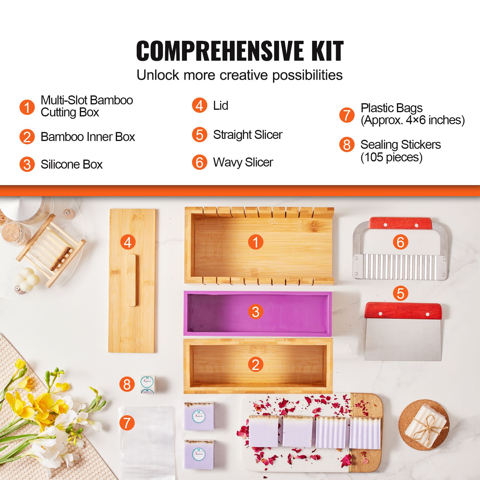 Sabun Yapma Seti, Bambu Kesme  - Soap Making Kit For Adults incelemesi ve fiyatı