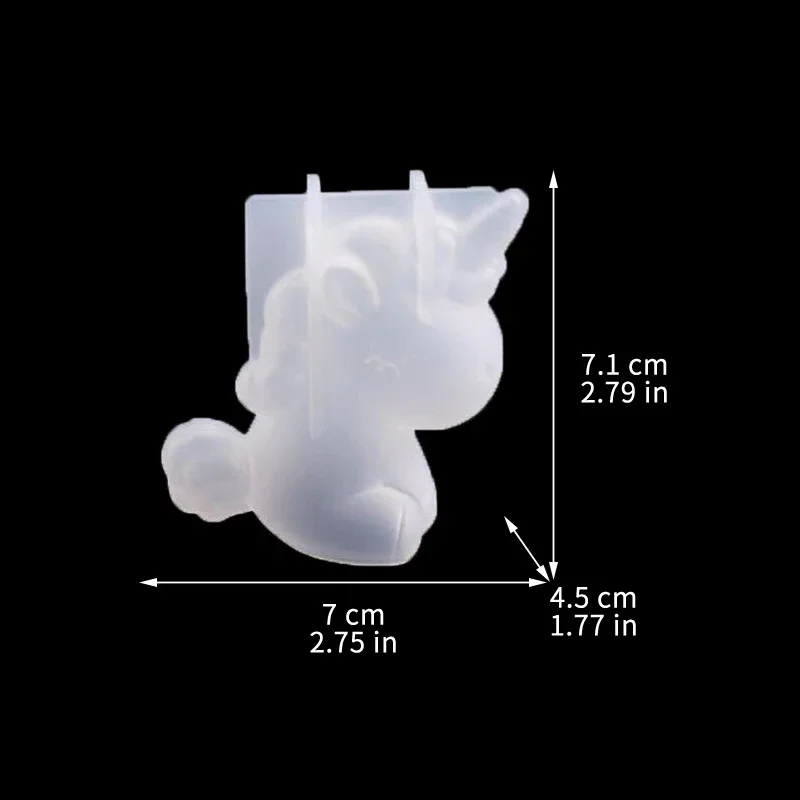 3D Geometrik Silikon Unicorn K - Soap Making Chemical incelemesi ve fiyatı
