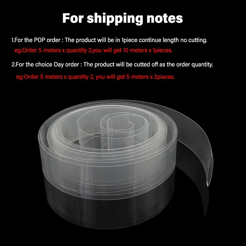 7 ~ 155mm Şeffaf PVC Isı Shrin - Shrink Wrap Pvc incelemesi ve fiyatı
