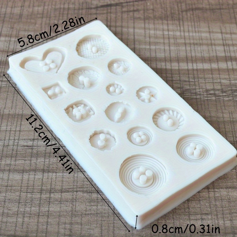 Düğme Şekilli Silikon Kalıp Sa - Soap Making Guide incelemesi ve fiyatı