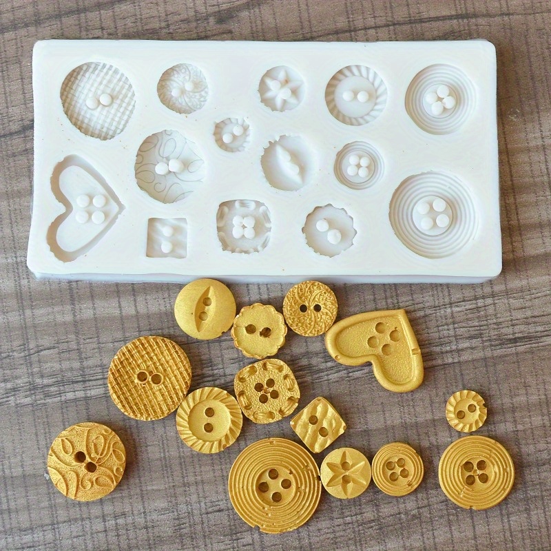 Düğme Şekilli Silikon Kalıp Sa - Soap Making Guide incelemesi ve fiyatı