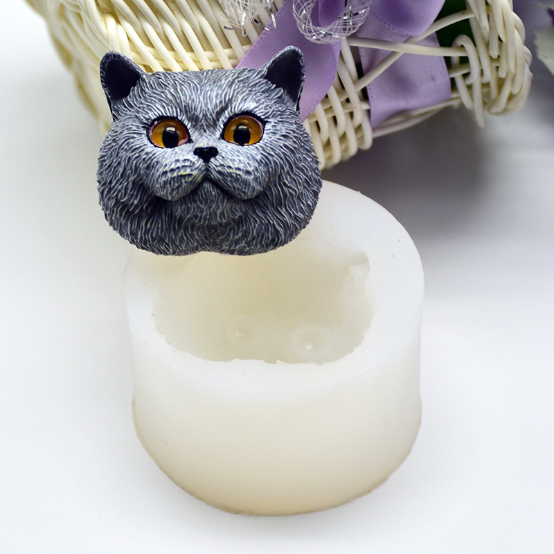 Silikon Kalıp Kısa saçlı Kedi  - Soap Making Guide incelemesi ve fiyatı
