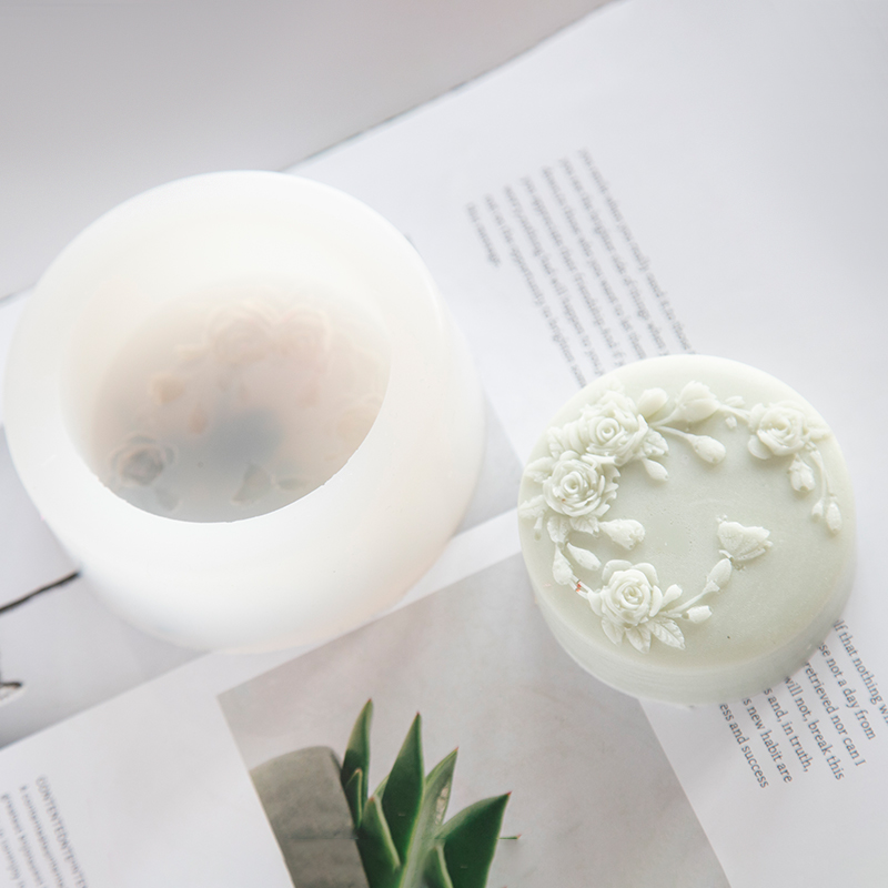 Yuvarlak Şekil Gül Çiçek El Ya - Soap Making Chemical incelemesi ve fiyatı