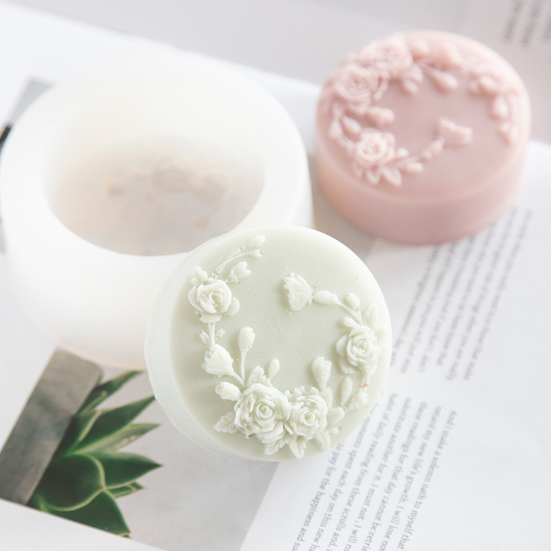 Yuvarlak Şekil Gül Çiçek El Ya - Soap Making Chemical incelemesi ve fiyatı