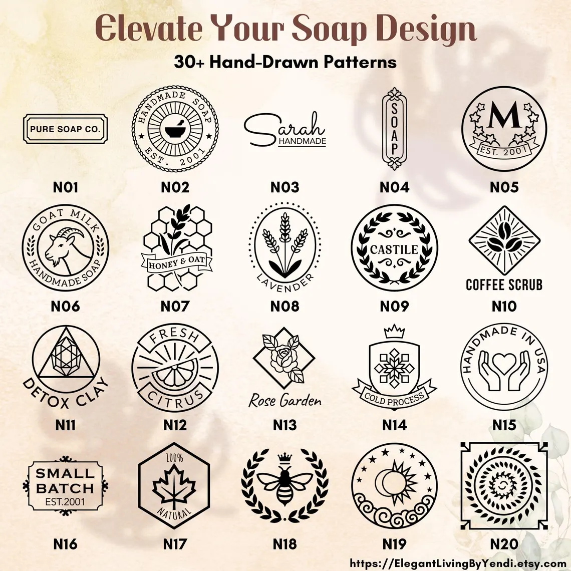 Kil için Özel Seramik Damgası  - Soap Stamp Custom incelemesi ve fiyatı