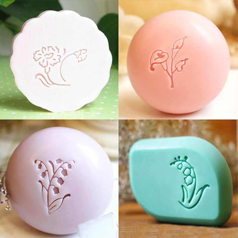 Küçük çiçek desen el yapımı sa - Soap Stamp Custom incelemesi ve fiyatı