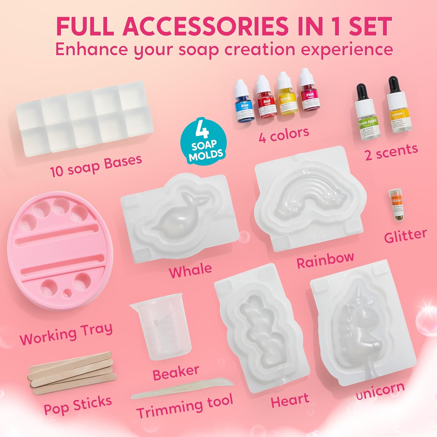 JOYFY Unicorn Sabun Yapma Seti - Soap Making Equipment For Beginners incelemesi ve fiyatı