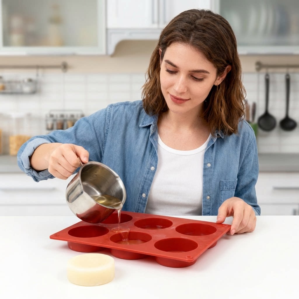 Yuvarlak Silikon Sabun Kalıbı  - Soap Making Equipment For Beginners incelemesi ve fiyatı